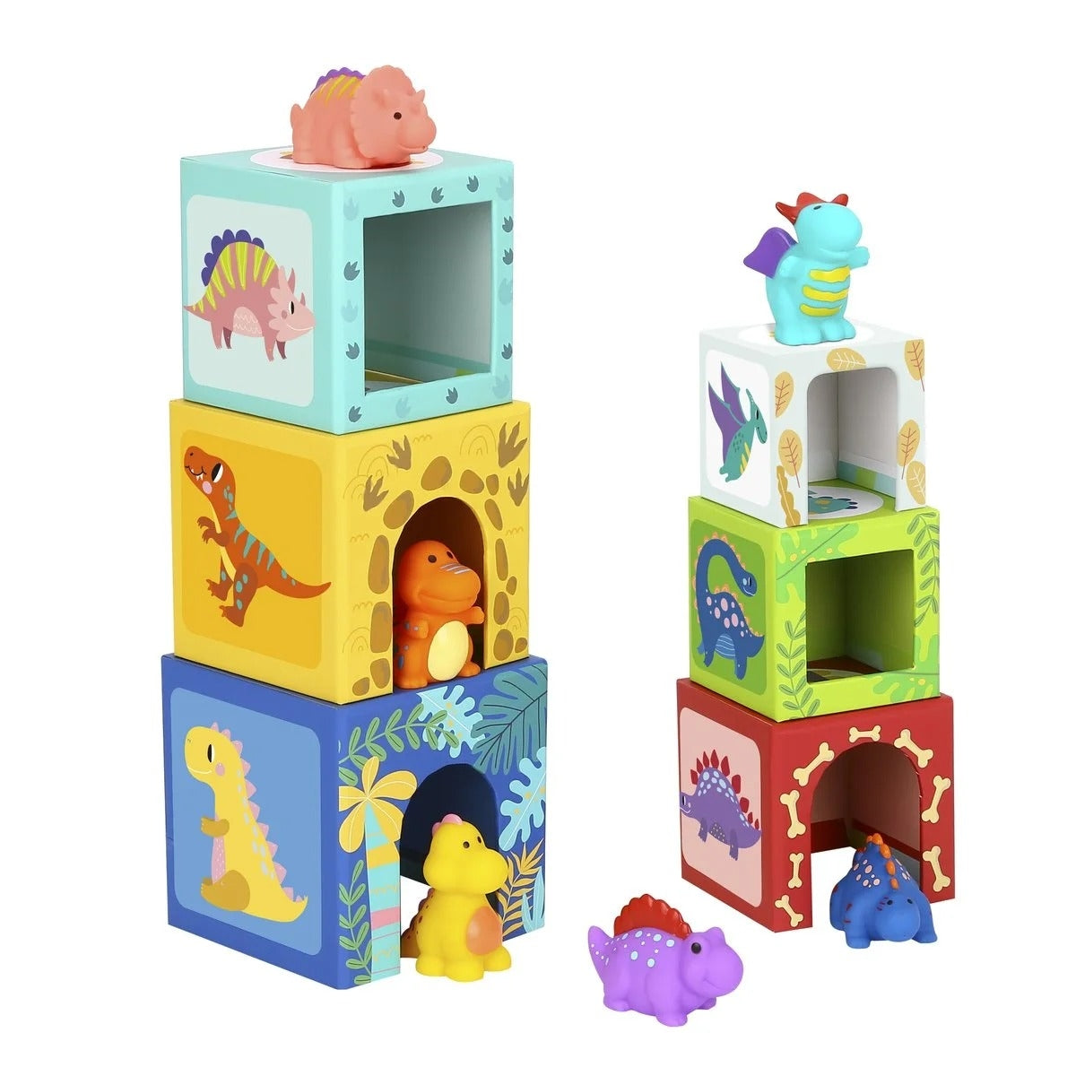 Juego de Montesorri - Apilamiento de Dinosaurios