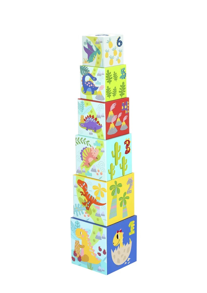 Juego de Montesorri - Apilamiento de Dinosaurios