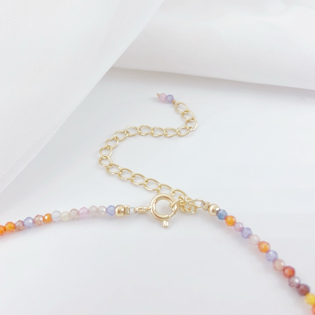 Belleza Terrenal (Naranja) (Collar de Perlas Cultivadas)