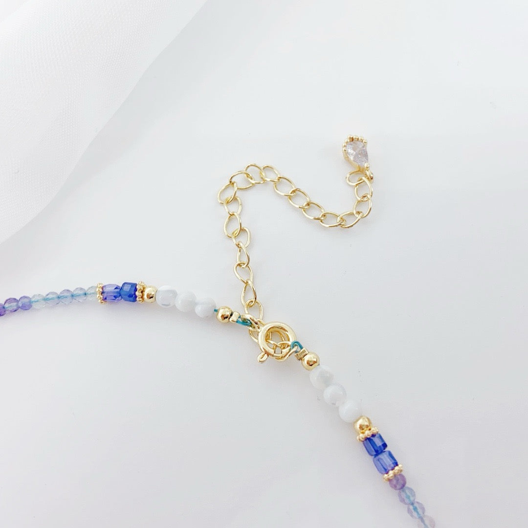 Belleza Terrenal (Morado) (Collar de Perlas Cultivadas)