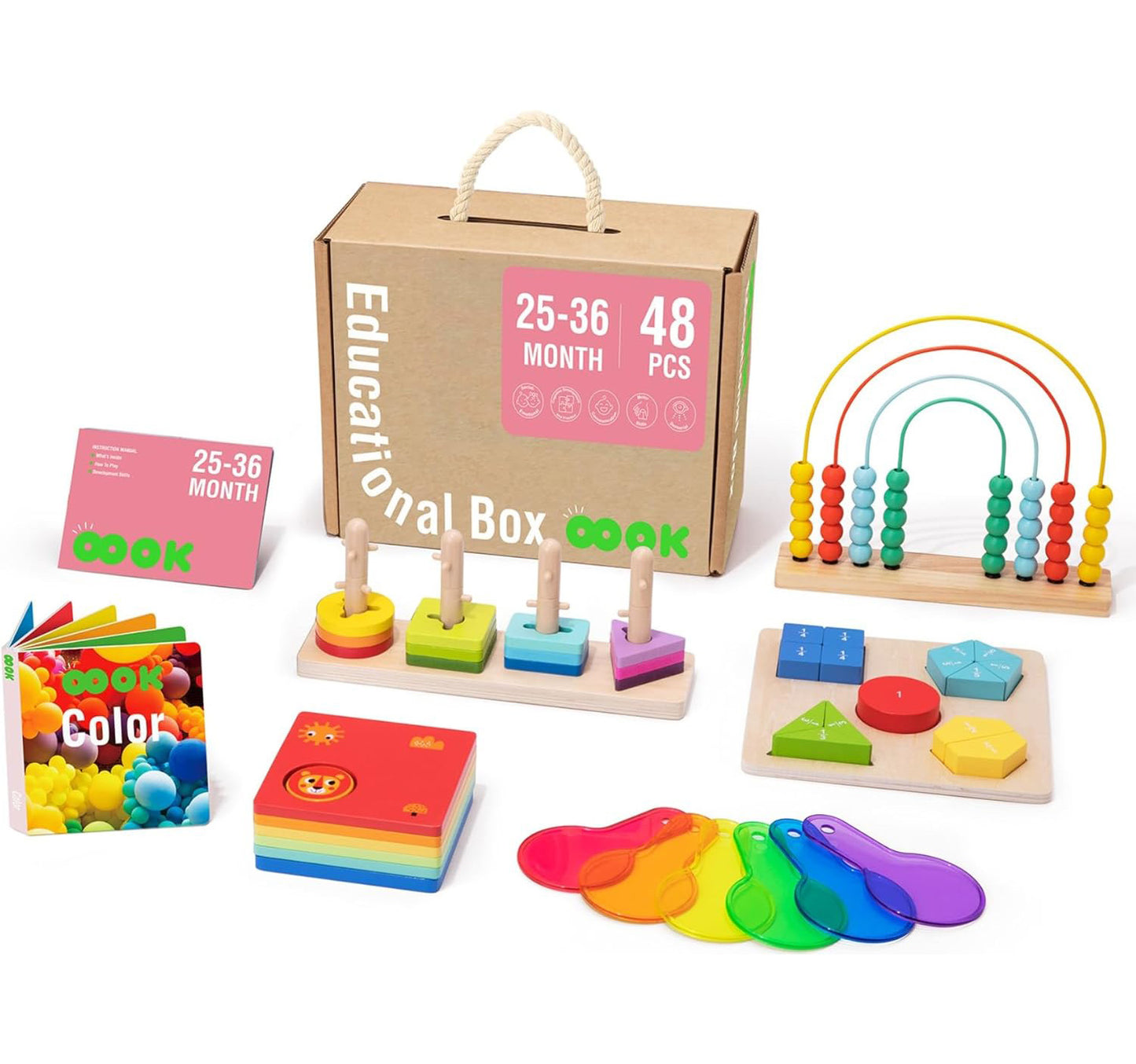 Juguetes Montessori para Niños de 25 a 36 Meses