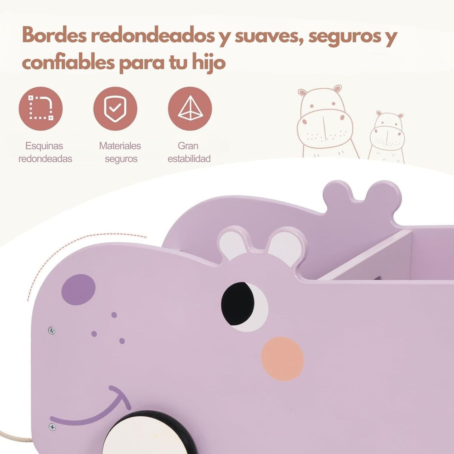 Estantería Infantil - Hipopótamo