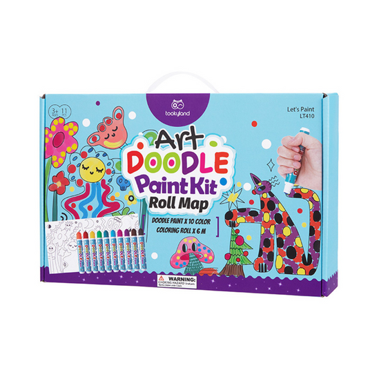 Kit de Pintura con Rollo para Colorear