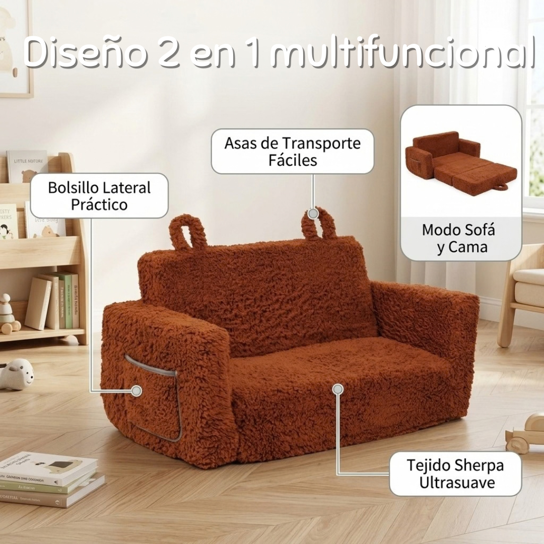 Sofá Infantil 2 en 1 Expandible