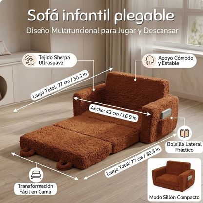 Sofá Infantil 2 en 1 Expandible