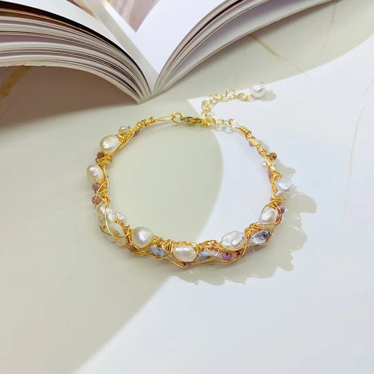 Love Story  (Pulsera de  Perlas Cultivadas)