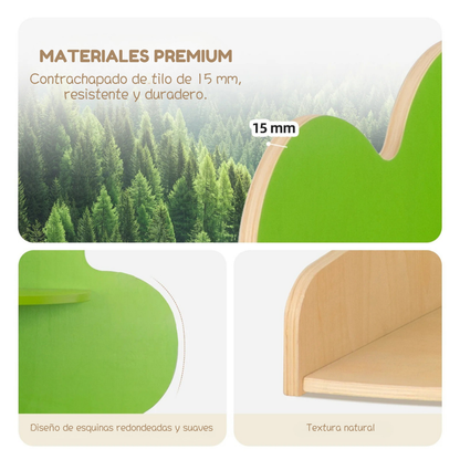 Estantería Infantil en Forma de Árbol