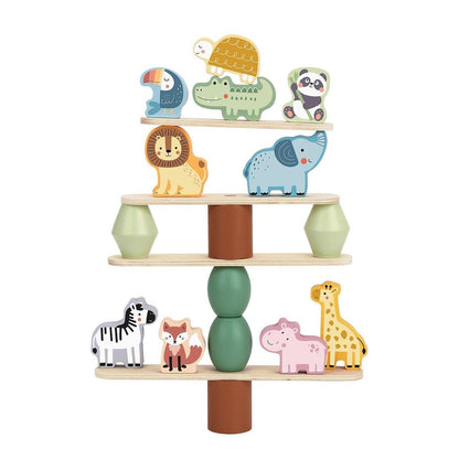 Juego de Montesorri - Apilamiento de Zoológico