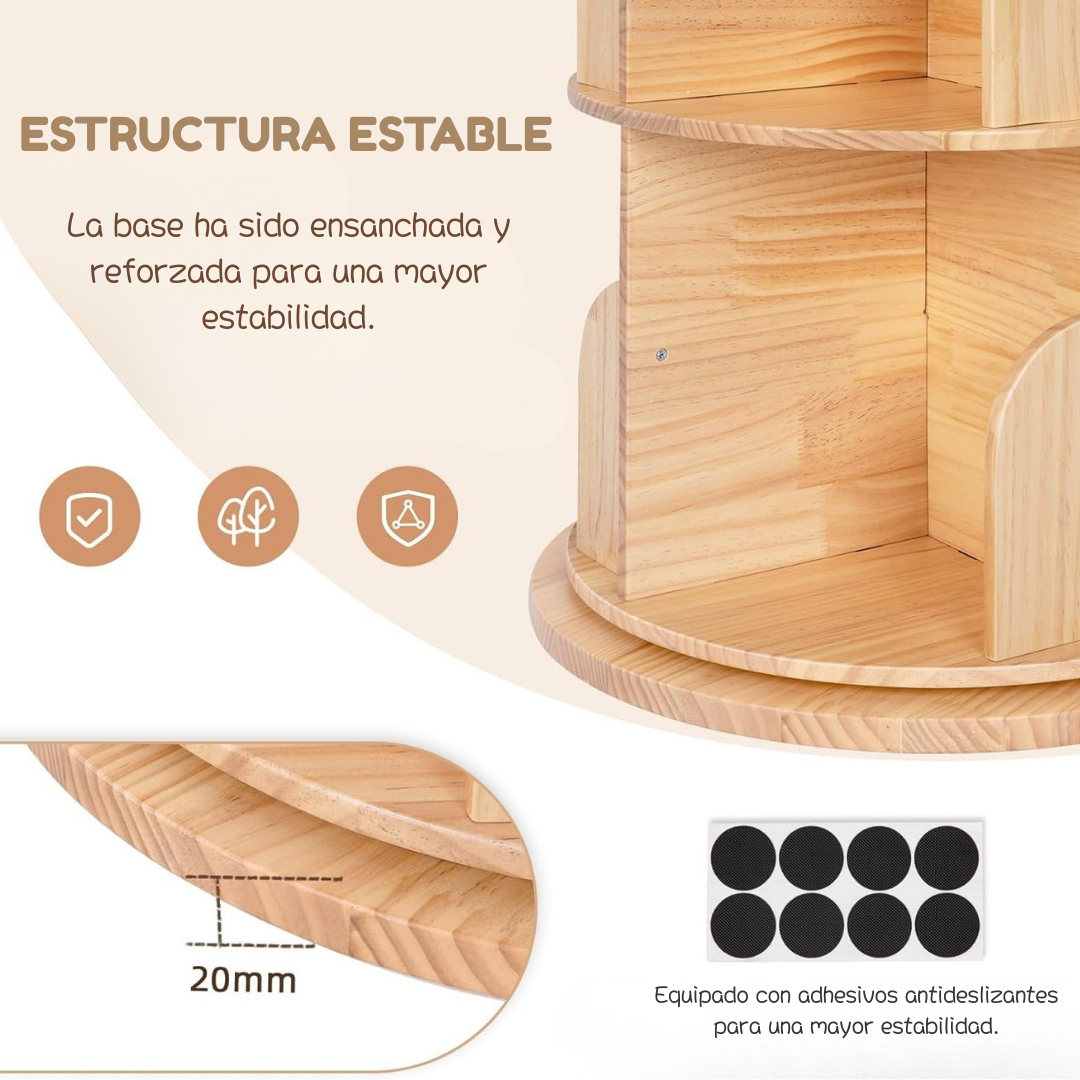 Estantería Giratoria 360°