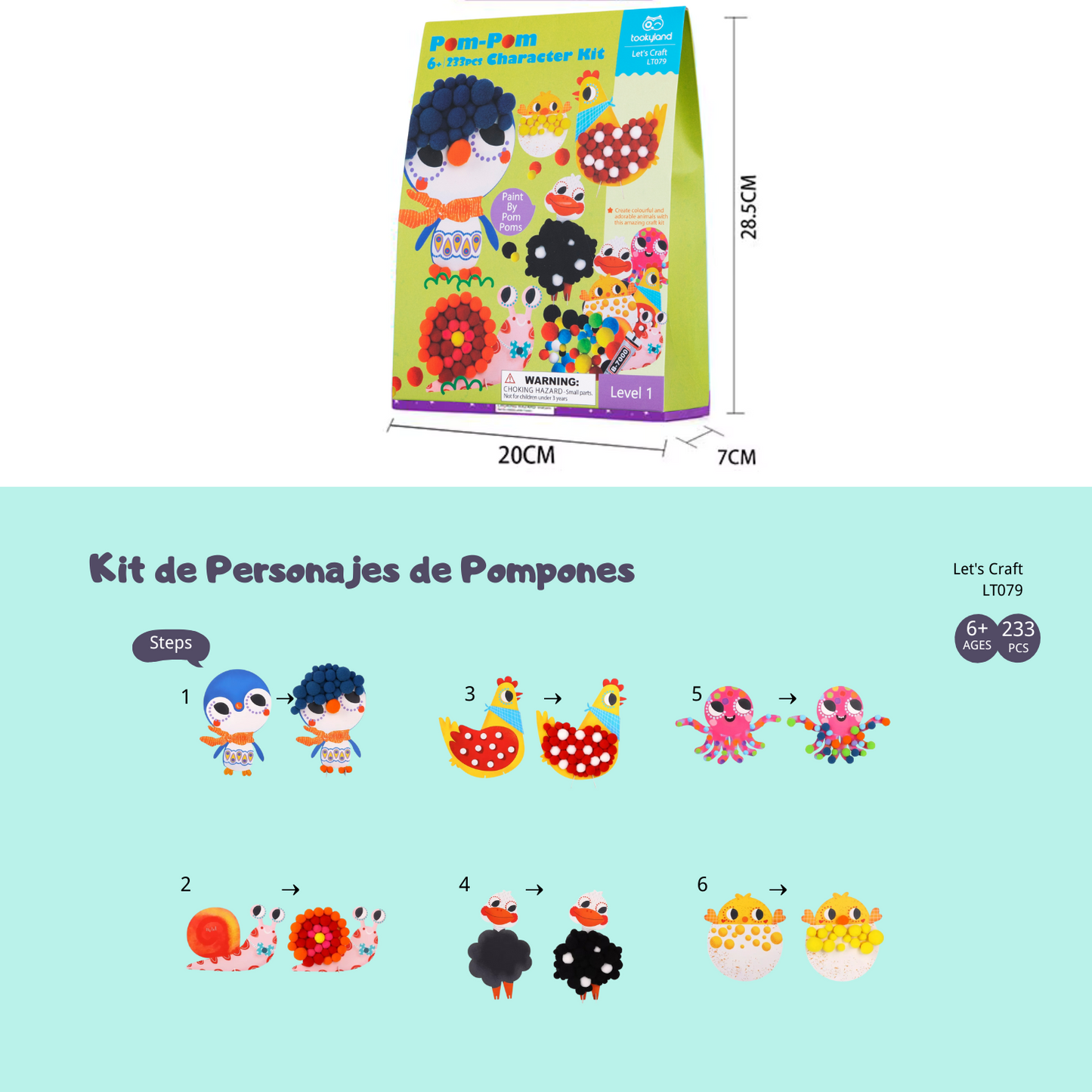 Kit de Pompones - Tipo 1