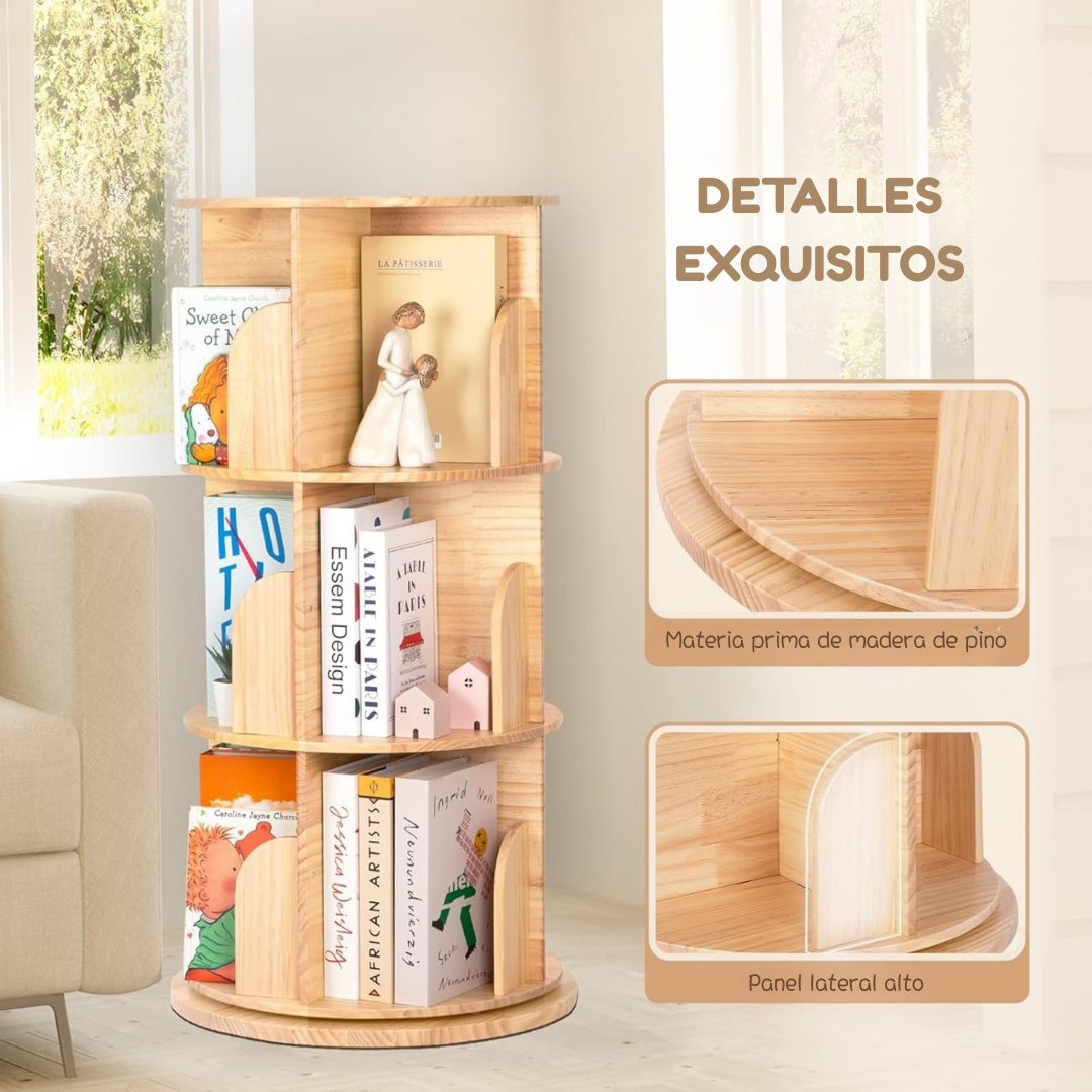 Estantería Giratoria 360°