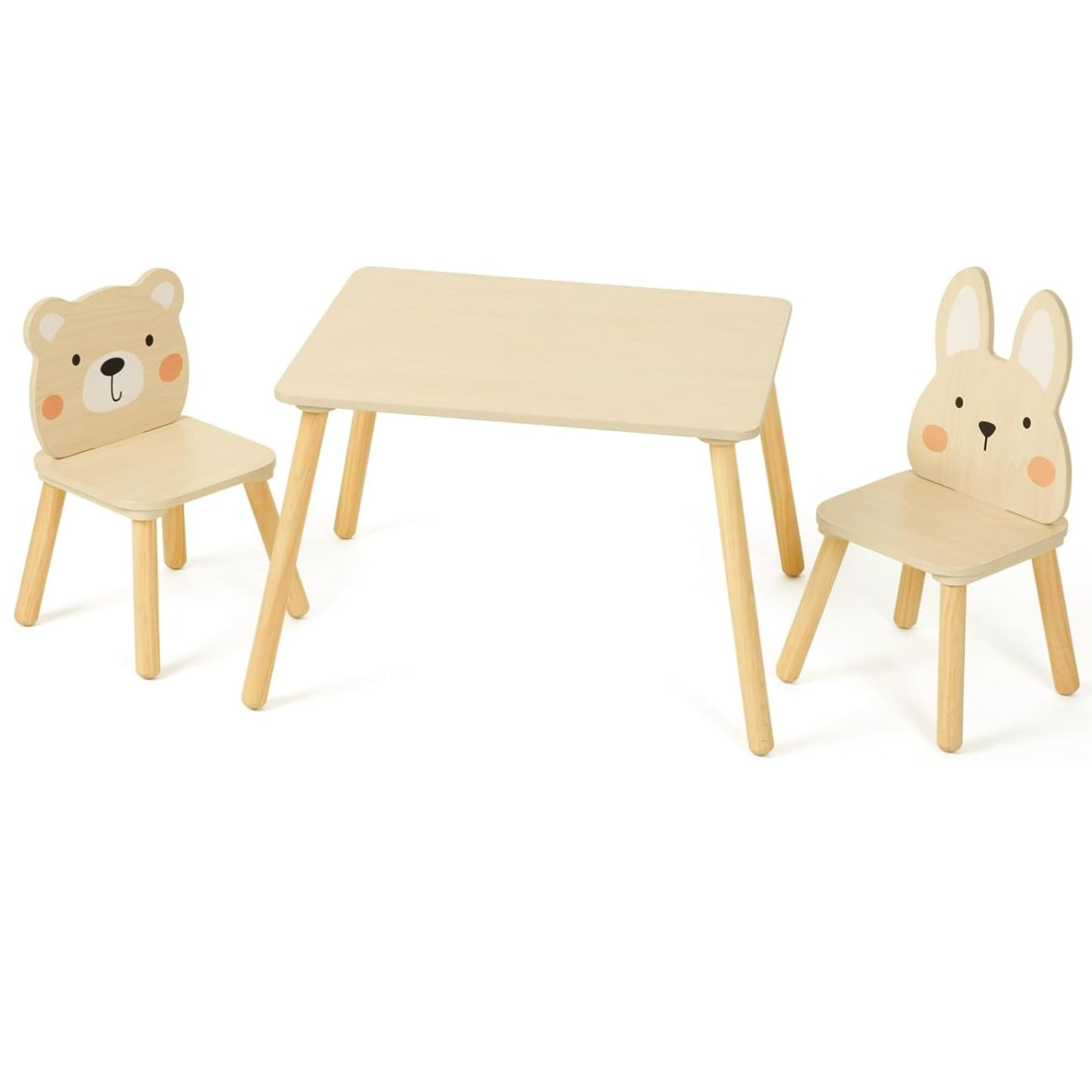 Juego de Mesa y Sillas Infantiles