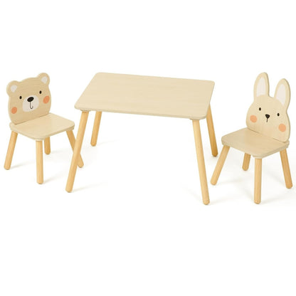 Juego de Mesa y Sillas Infantiles