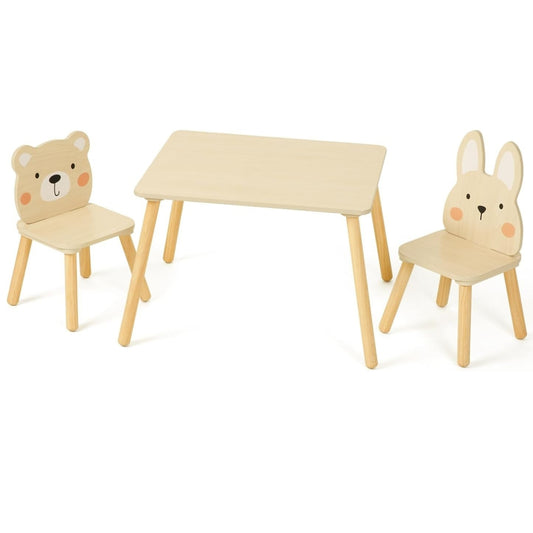 Juego de Mesa y Sillas Infantiles