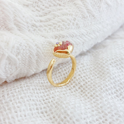 Belleza Terrenal (Naranja)  (Anillo de Perlas Cultivadas)