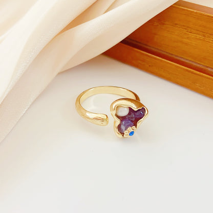 Belleza Terrenal (Morada)  (Anillo de Perlas Cultivadas)
